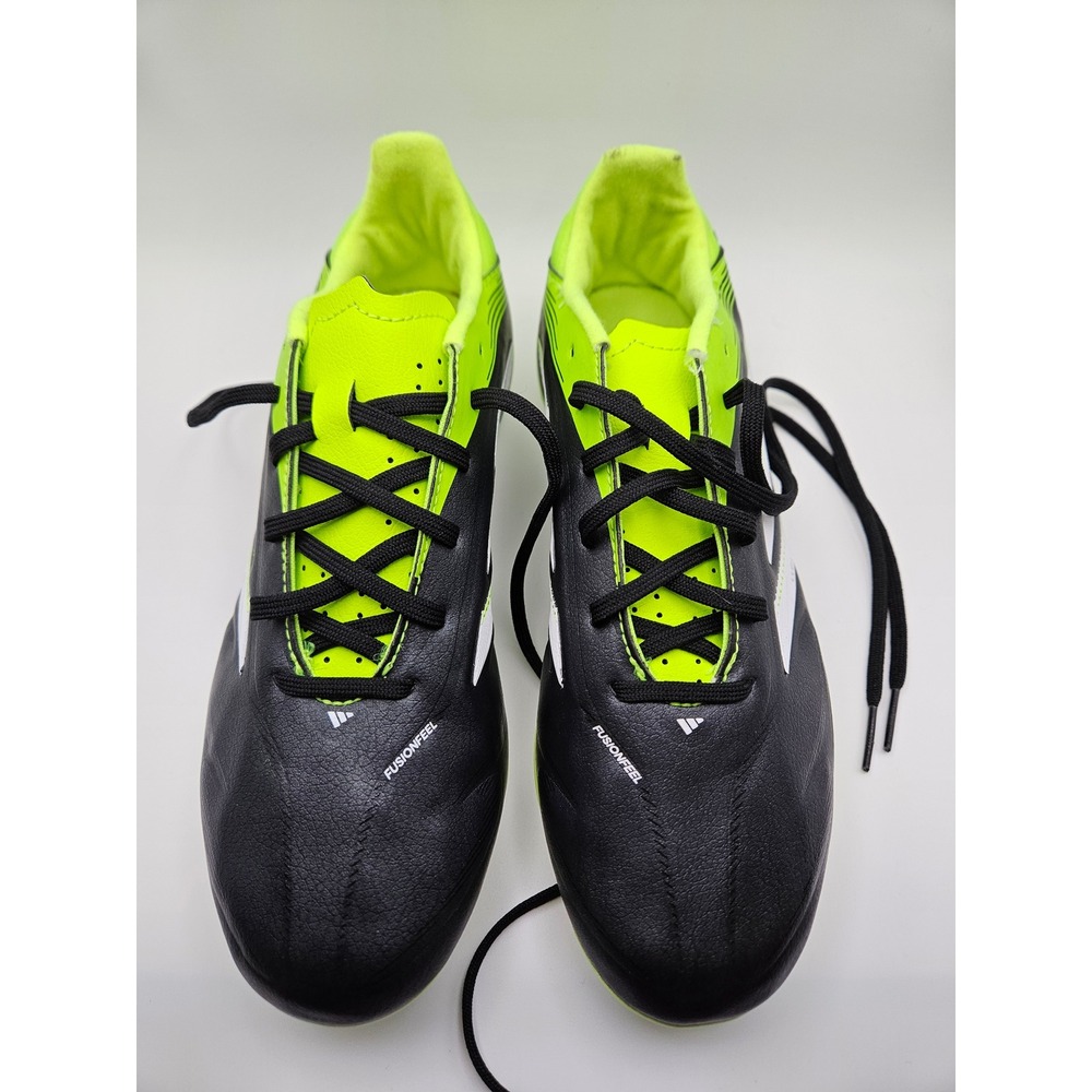 Adidas Copa Pure 3 League FG Kids Soccer Cleats Black Lucid LemonSize 4.5Y
